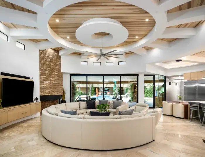 Luxury lounge inside Plugged In Recovery