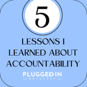 Accountability in recovery