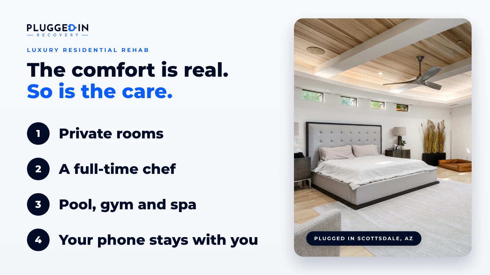 Luxury residential rehab